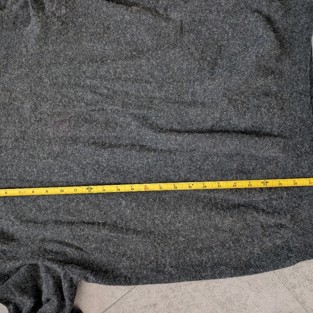 Mantovani Studio 100% Italian Cashmere Size XL Gray - Picture 7 of 7